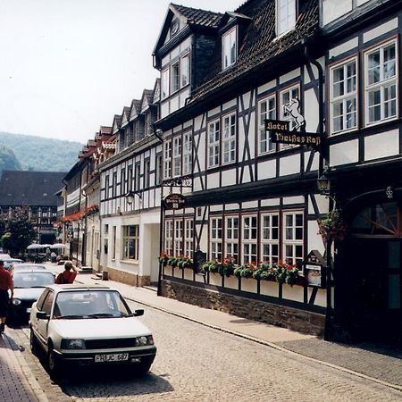 Hotel Garni Weisses Ross Stolberg i. Harz Exterior foto