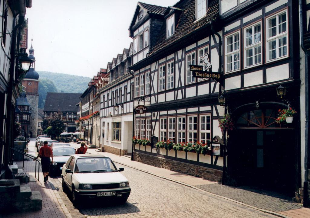 Hotel Garni Weisses Ross Stolberg i. Harz Exterior foto